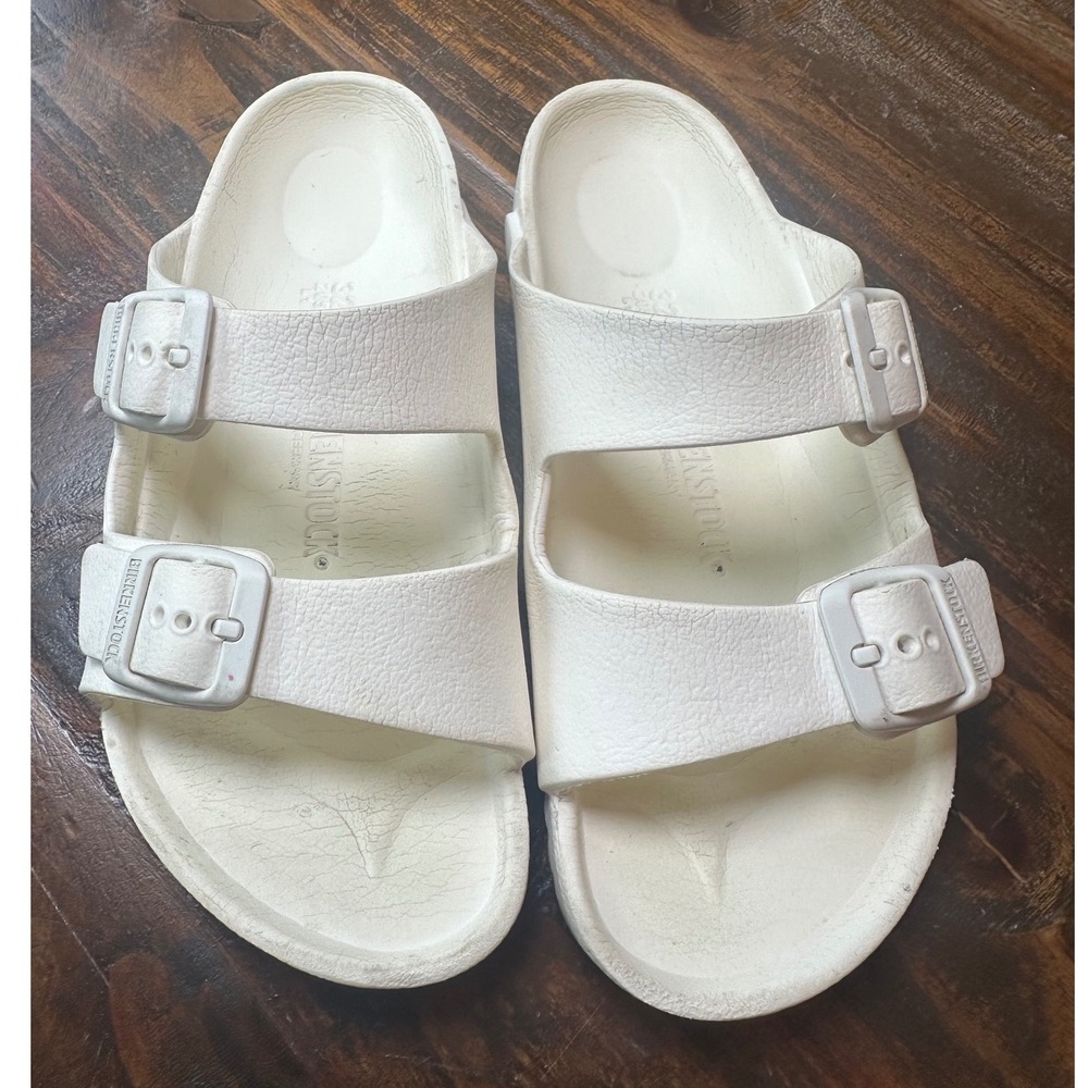 Birkenstock Arizona EVA White Sandals Kids Size 32 205 L1 Made in Germany